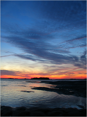 Sunset over Little Tybee
